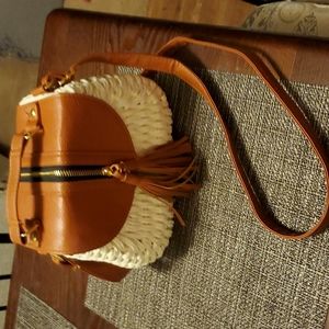 Crossbody Straw bag